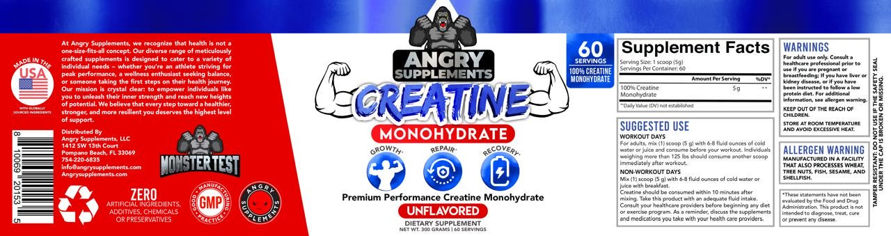 Creatina Angry Supplements