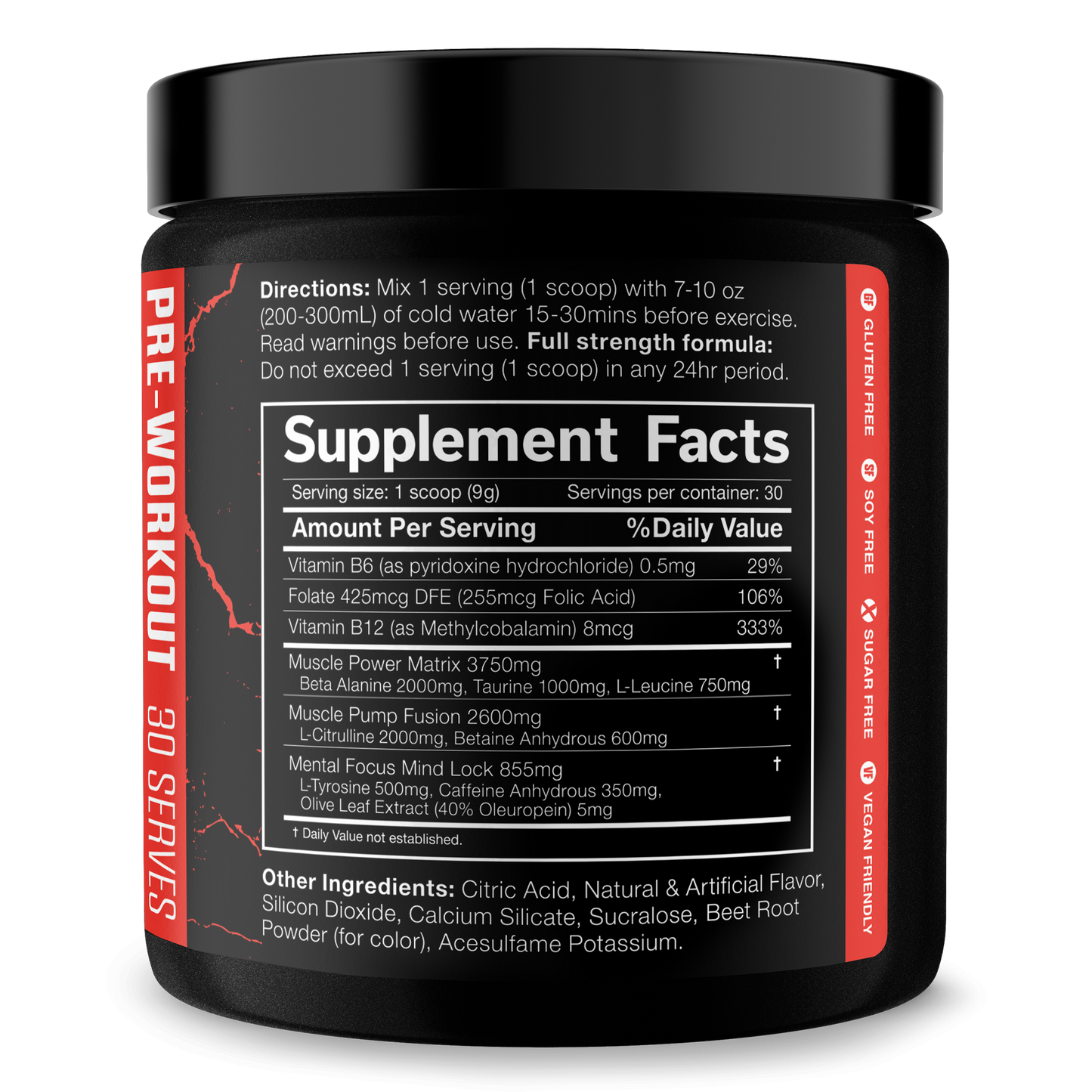 The Shadow Pre-Workout 30 servidas