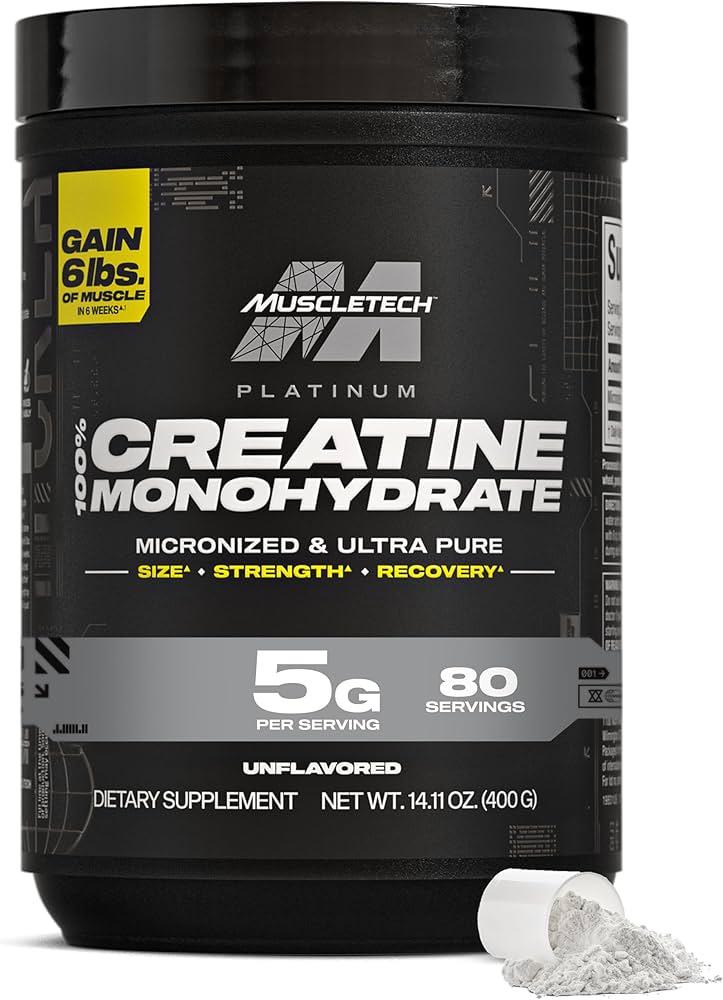 MUSCLETECH CREATINA PLATINUM 80 servidas
