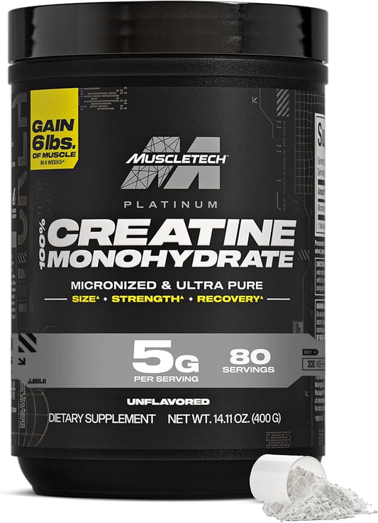 MUSCLETECH CREATINA PLATINUM 80 servidas