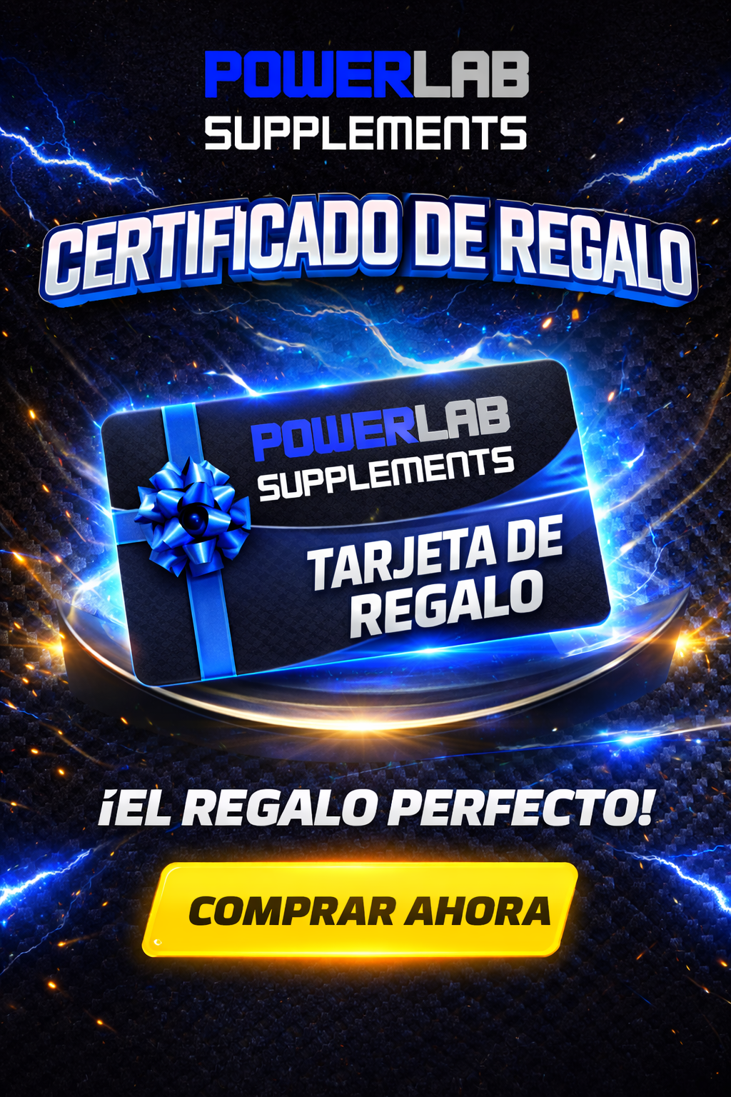 Certificado de Regalo PowerLab Supplements