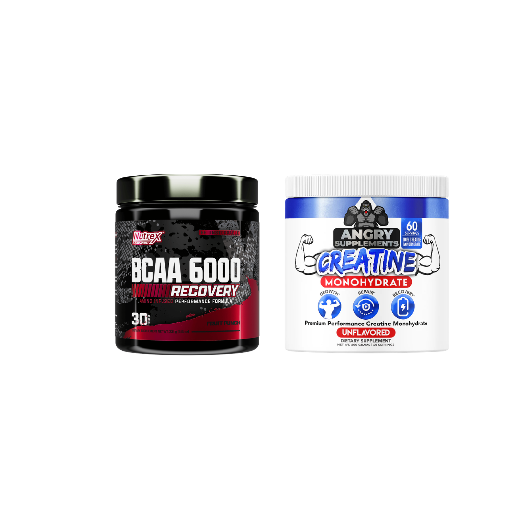 Bcaa 6000 Nutrex + Creatina Angry GRATIS